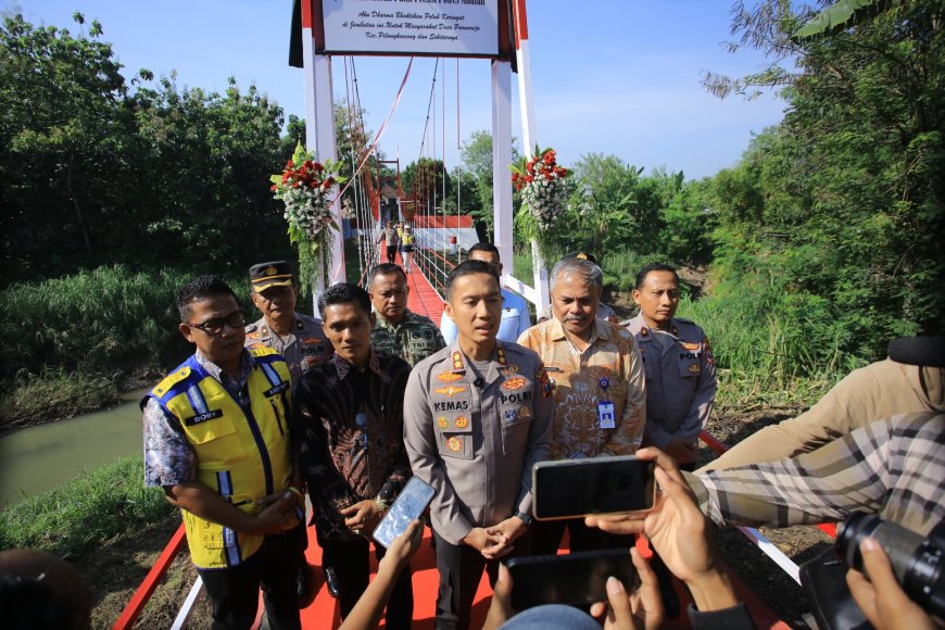 Jembatan Merah Putih Presisi Permudah Aktivitas Sehari-hari