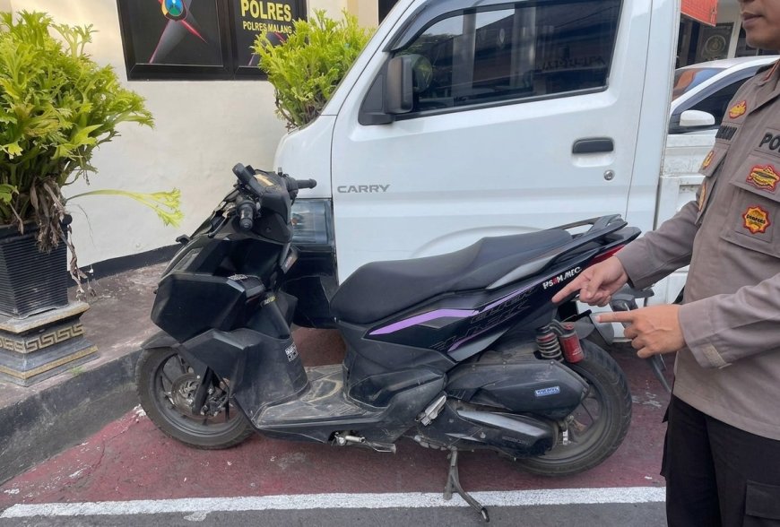 Kasus Pencurian Motor Berhasil Diungkap Polres Malang