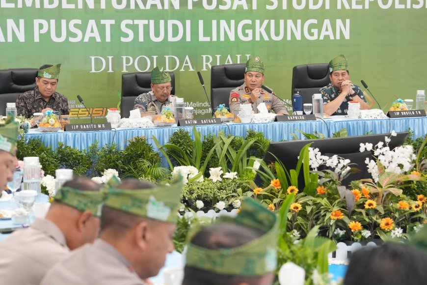 Pusat Studi Kepolisian dan Lingkungan Hadir di Riau, Green Policing Berlanjut