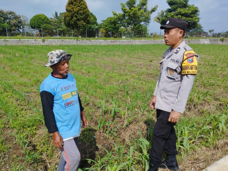 Polisi Malang Turun ke Petani, Kawal Program Pangan hingga Tingkat Desa